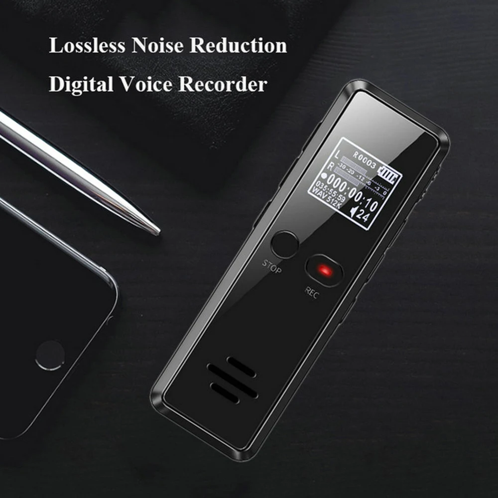 VR530 микро Цифровой диктофон с голосовой активировкой дальние расстояния аудио