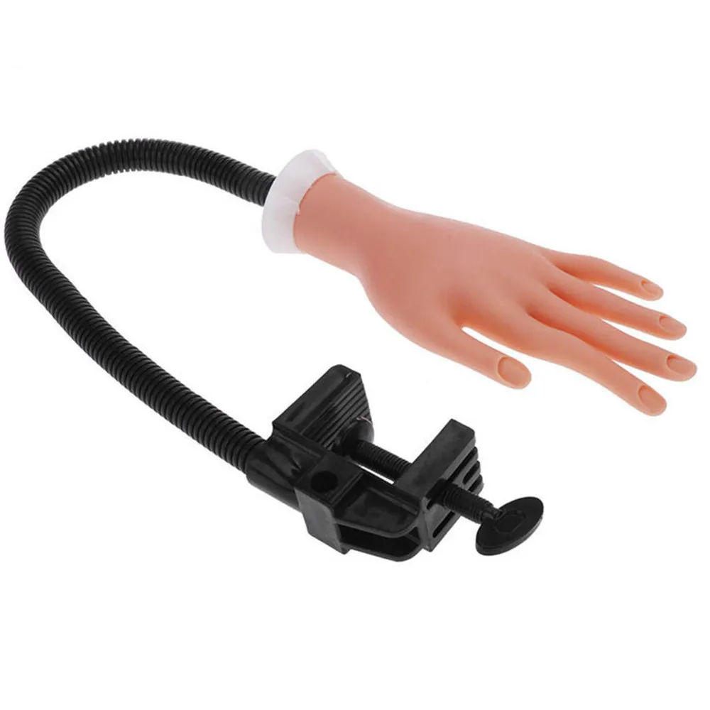 

Manicure Practice Hand Nails Acrylic Practice Nail Hand Bend Hand Drive Nail Hand Manicure Training Hand Silicone Practice Hand