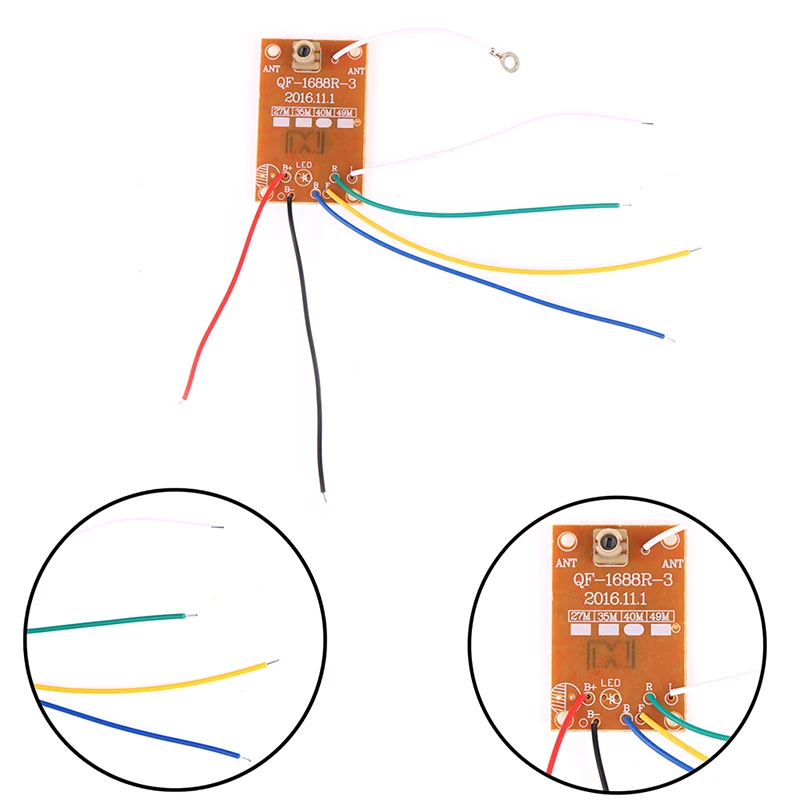 4CH RC дистанционный пульт 27 МГц контур платы PCB передатчик и приемник плата Радио