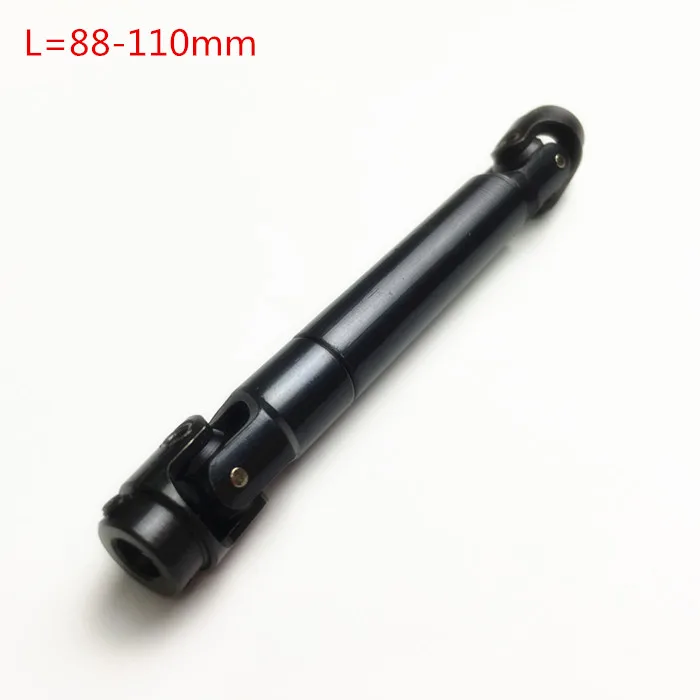 Tamiya-eje de transmisi&oacute;n telesc&oacute;pico de acero para coche, eje de transmisi&oacute;n telesc&oacute;pico de 88-110mm, conector para cami&oacute;n RC 1/14-0