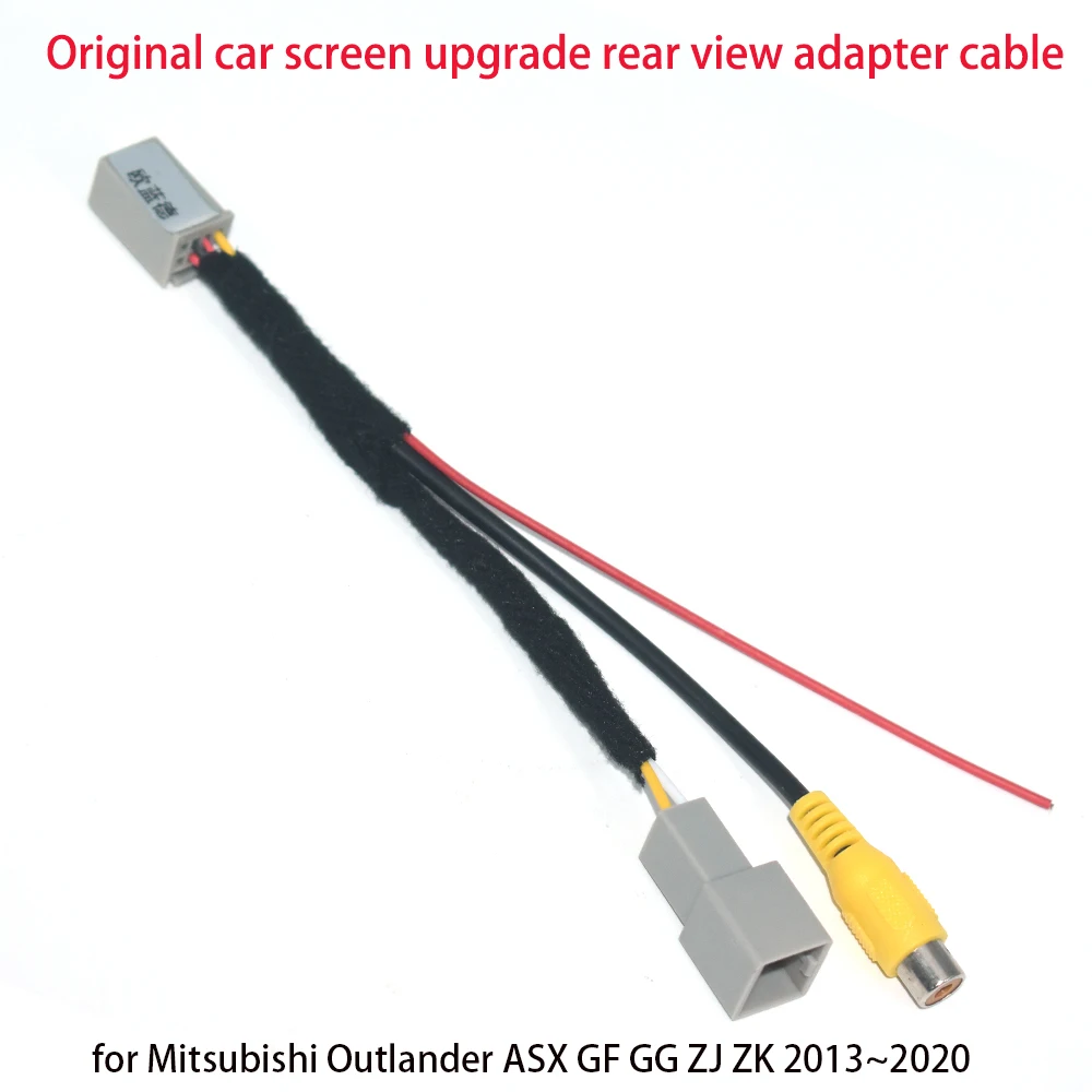 Автомобильный адаптер для камеры заднего вида с RCA кабелем Mitsubishi Outlander ASX GF GG ZJ