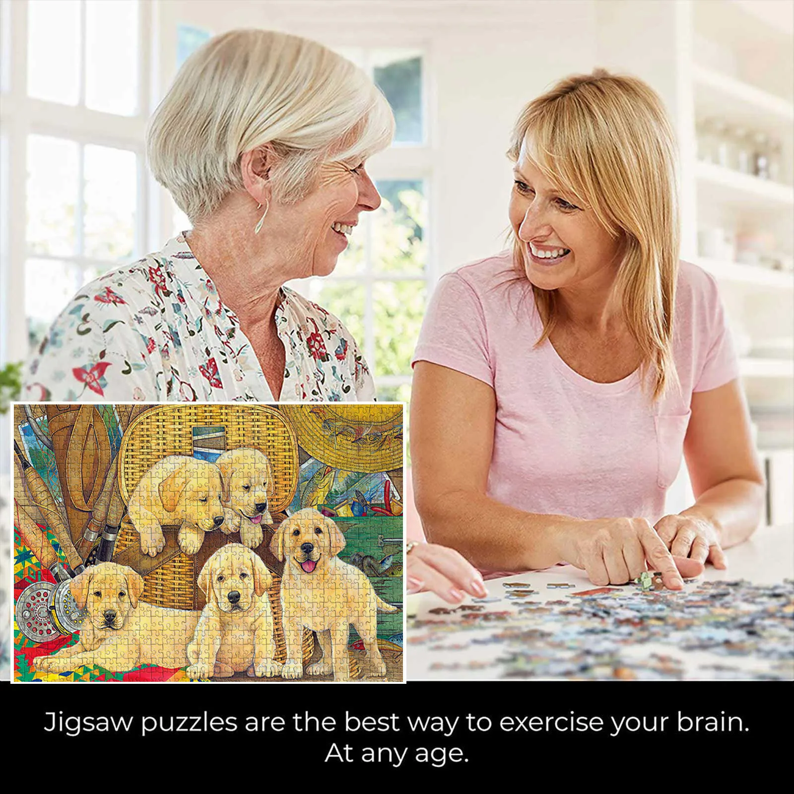 

HIINST 1000pcs Puppy baby Picture Jigsaw Puzzles Toys Kids Educational Toys Adults Building Block Game Drop Ship