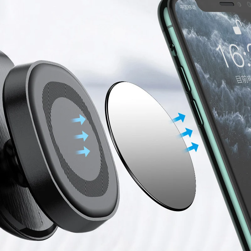 L образный универсальный магнитный автомобильный держатель для телефона с