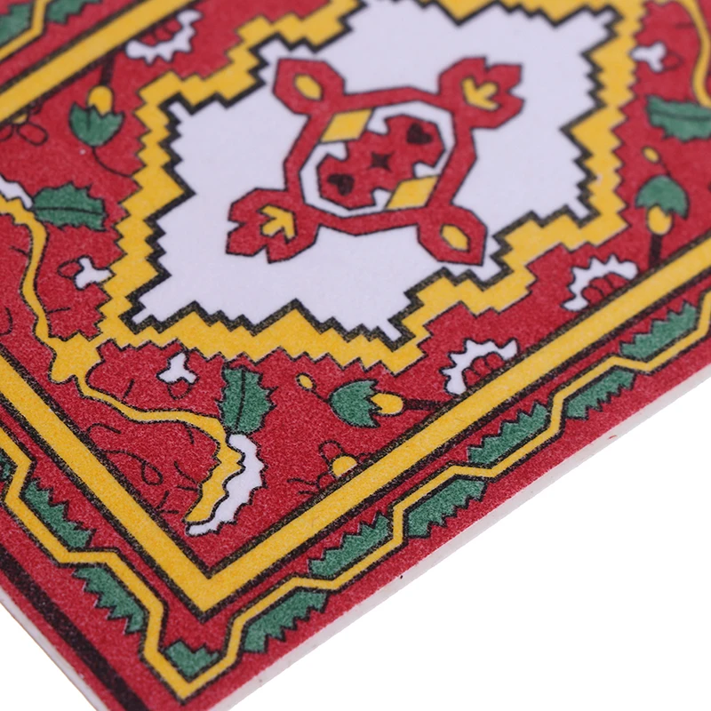 

New 1/12 Scale Dollhouse Miniature Area Rug/Carpet/Mat Floor Coverings for Dolls House Any Rooms Furniture Decor 1PC