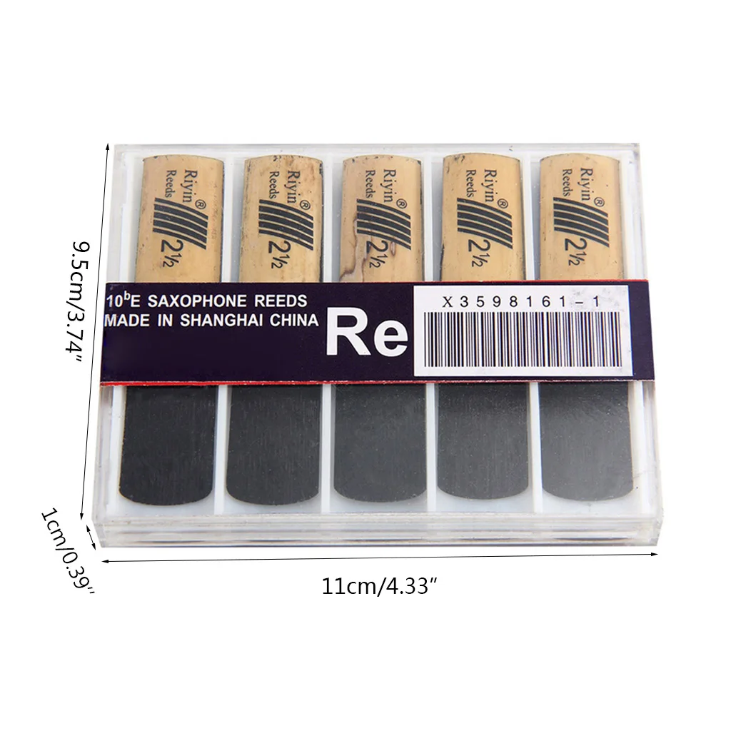 

10pcs Tenor Saxophone Reeds Strength 1.5/2.0/2.5/3.0/3.5/4.0 Sax Reed Woodwind Instrument Accessories
