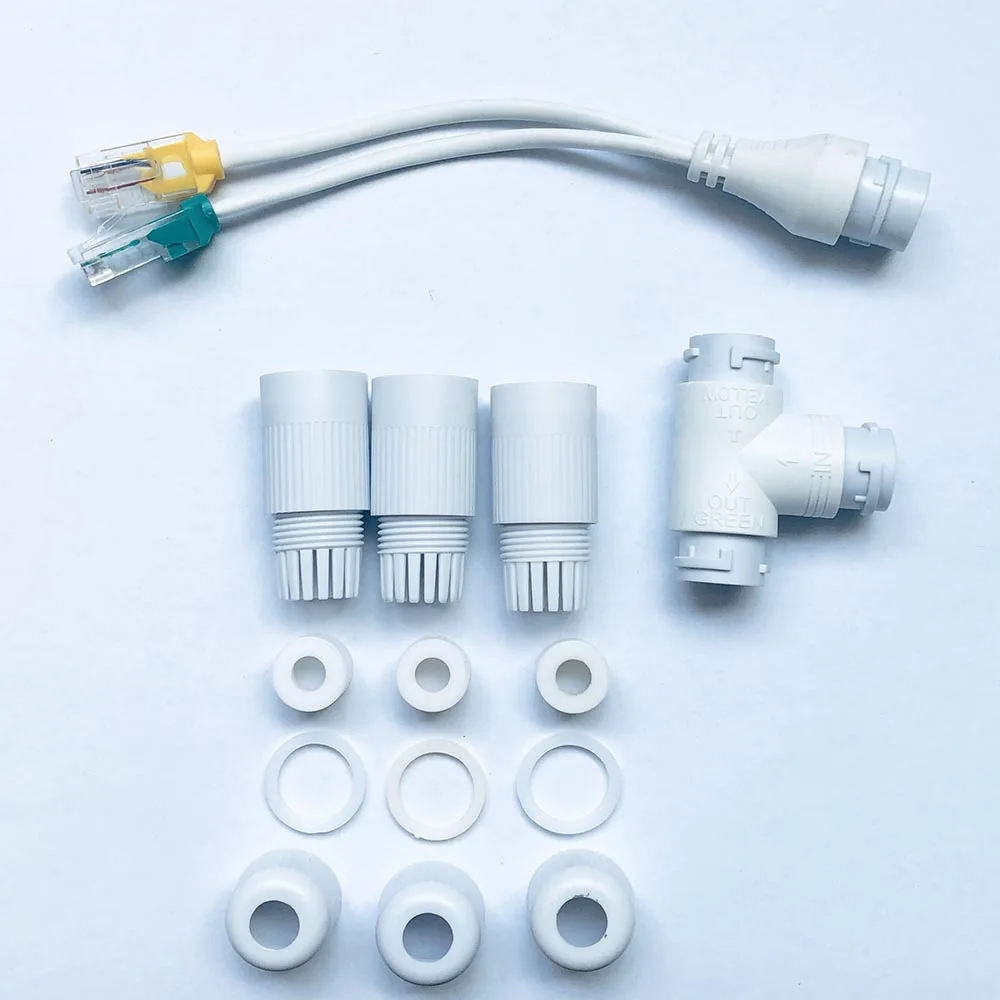 Инжектор POE Камера упрощенный Кабельный соединитель сплиттер адаптер 2-в-1 Разъем