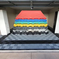 40x40x1 8cm car washcar showworkshop floor tiles interlocking plastic garage floor car plastic splicing grille mat 40pcs