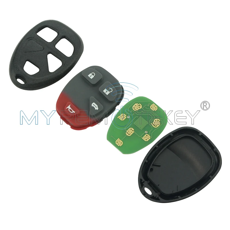 Дистанционный брелок для Chevrolet Uplander Pontiac Монтана Сатурн реле 4 кнопки KOBGT04A 15788021 315