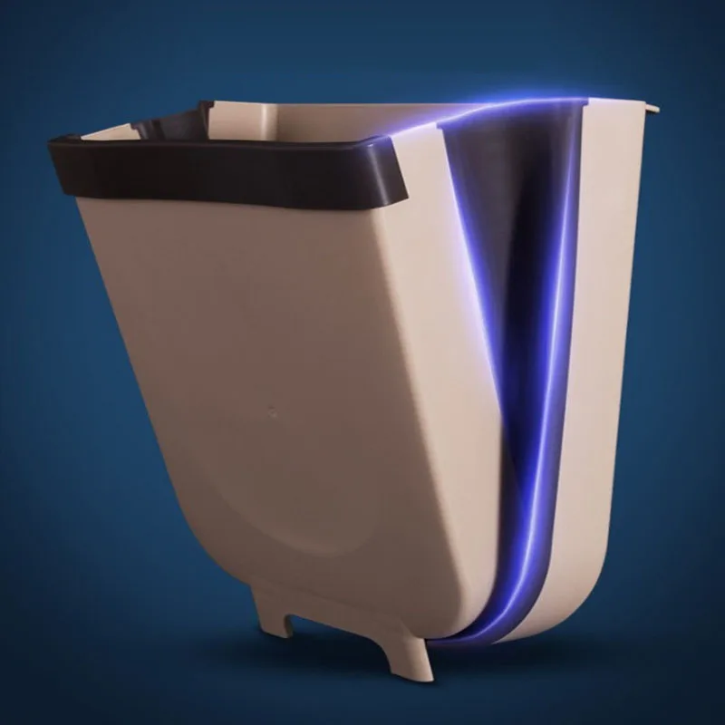 Ванная кухня мусорное ведро Складное с выдвижным ящиком дверь шкафа подвесное