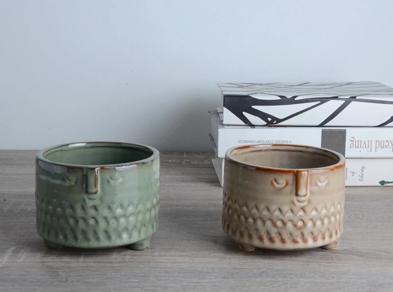 Керамический горшок для цветов в скандинавском стиле ваза множества мясных