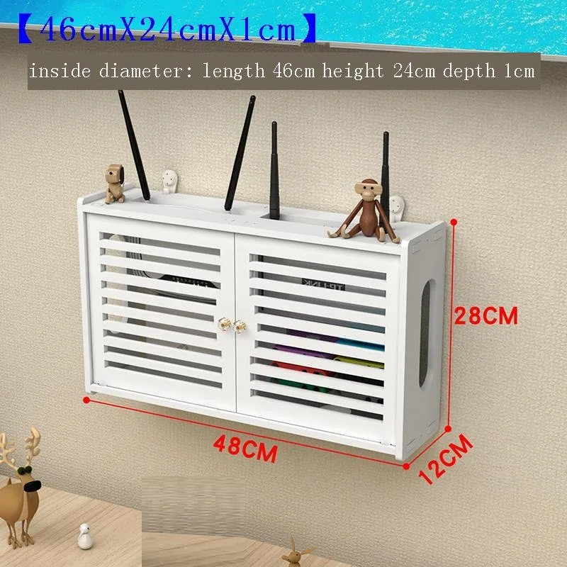 Opbergdoos Organizador Acrilico дом-контейнер с Wi-Fi ТВ-приставка Box Almacenamiento Органайзер Caixa ящик