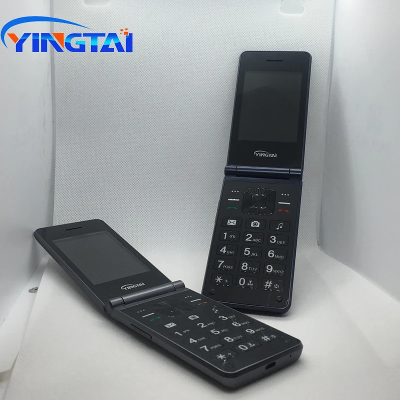 YINGTAI T39L Dual Display Sim Cards Classical Flip Mobile Phone For Elderly Big Keyboard Voice Support Vibration | Мобильные