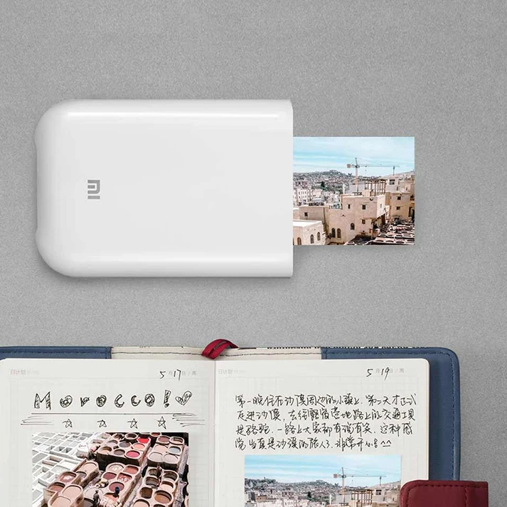 Оригинальный портативный мини-Карманный фотопринтер Xiaomi AR 300 точек/дюйм с