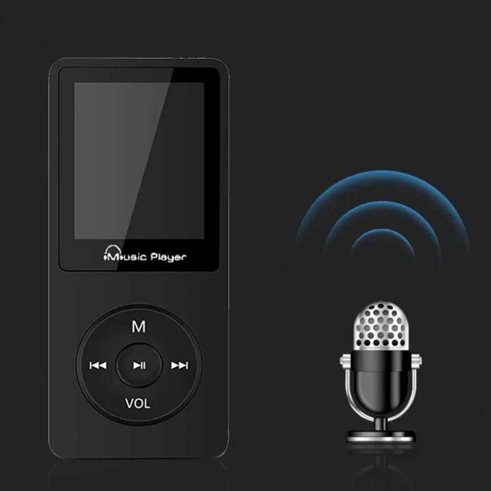Large Memory Capacity MP3 Player 64GB Music Media FM Radio Mp3 For Kids Case | Электроника