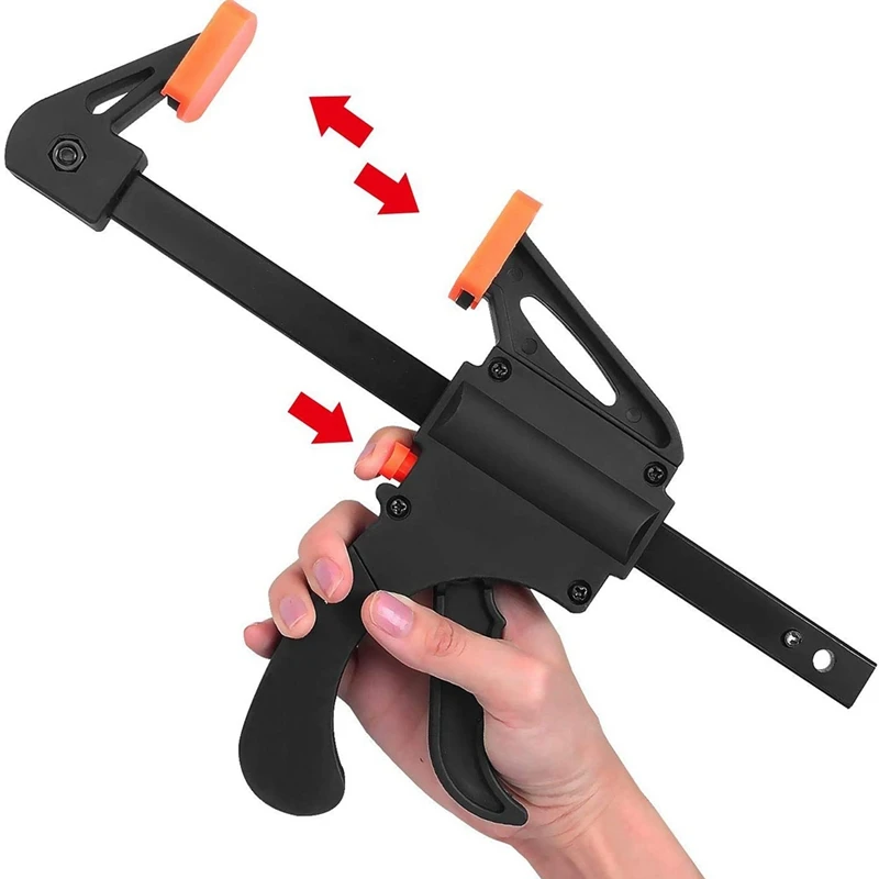 Деревообрабатывающие зажимы 6 дюймов стандартный зажим съемный F-зажим для одной
