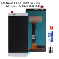 original for nokia 3 1 lcd display touch screen assembly repair parts for nokia 3 1 ta 1049 ta 1057 ta 1063 ta 1070 screen lcd