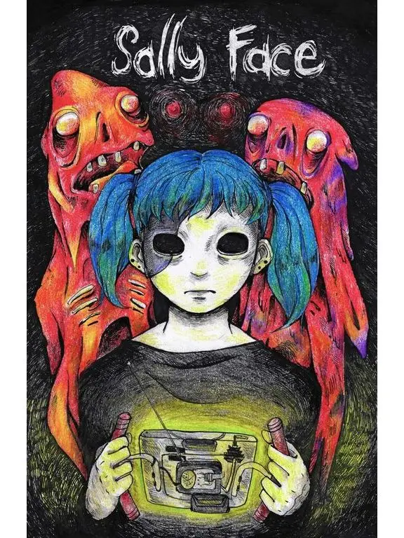 Плакат Sally face №15 А4|Наклейки на стену| |