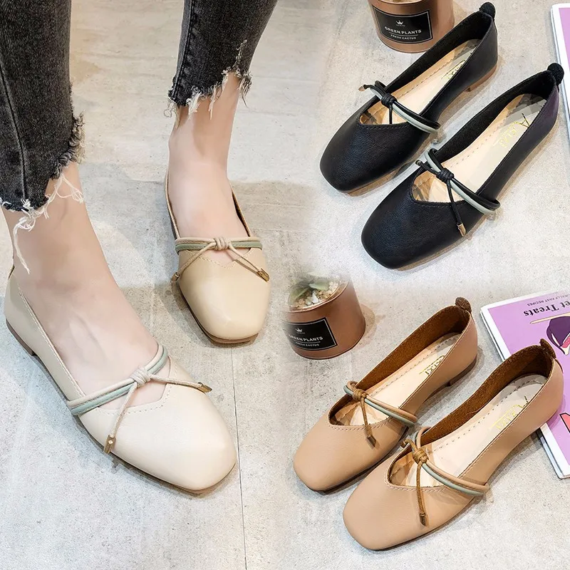 Женские туфли на плоской подошве размера плюс 35 43 Туфли Мэри Джейн балетки