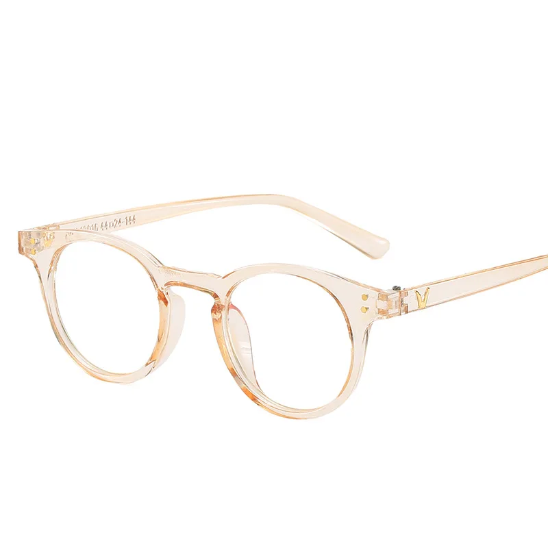 Черная оправа плоские светильник очки простые тонкие в стиле ретро женские