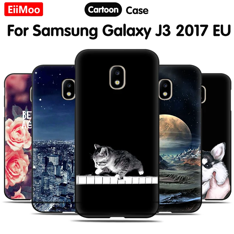 EiiMoo мультфильм для Samsung Galaxy J3 2017 Европейская версия чехол силиконовая Мягкая