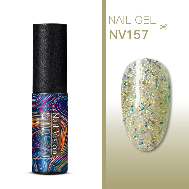 Nail Vision 5 мл УФ-набор гель-лаков для ногтей блестки замачиваются долговечный Гель-лак для ногтей маникюрный лак - Цвет: S06752