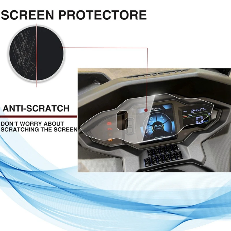 

Motorcycle Cluster Scratch Protection Film Screen Protector for SYM MAXSYM TL 500 TL500 2020
