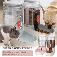 pet accessories dog supplies dog food container automatic dog feeder cat automatic water dispenser large capacity dog bowl