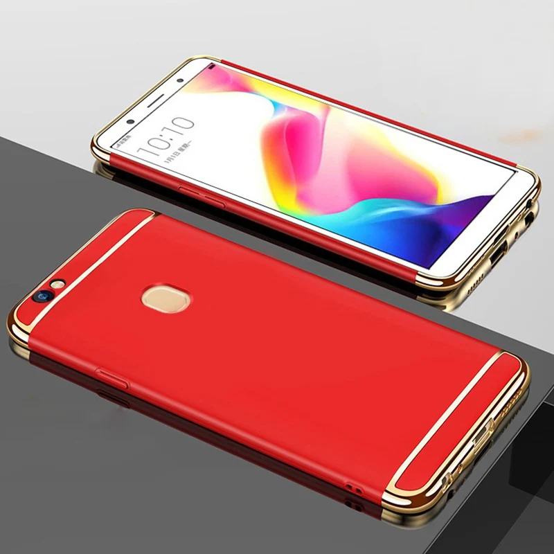 UPaitou Case For OPPO F5 Luxury 3in1 Hard PC Back Cove for Full Cover Shell |