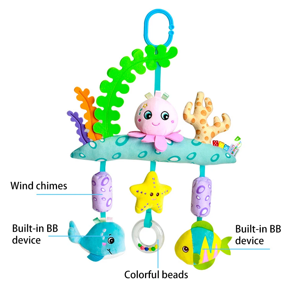 Детская погремушка игрушка милый мультфильм моделирование животных кроватка