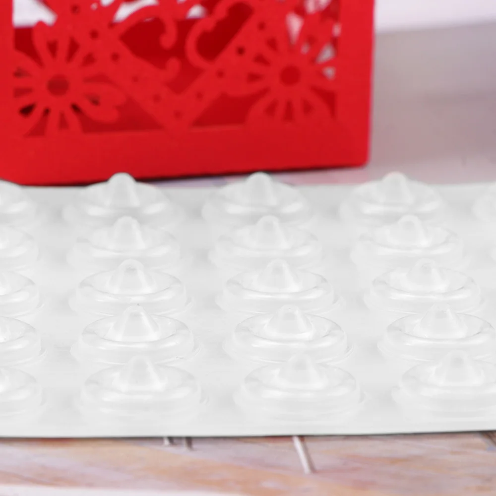 

Snowboard Antiskid Skid-Resistance Block A Self Adhesive Durable Transparent Gasket For Outdoor Skiing Non-Slip Protective Mat