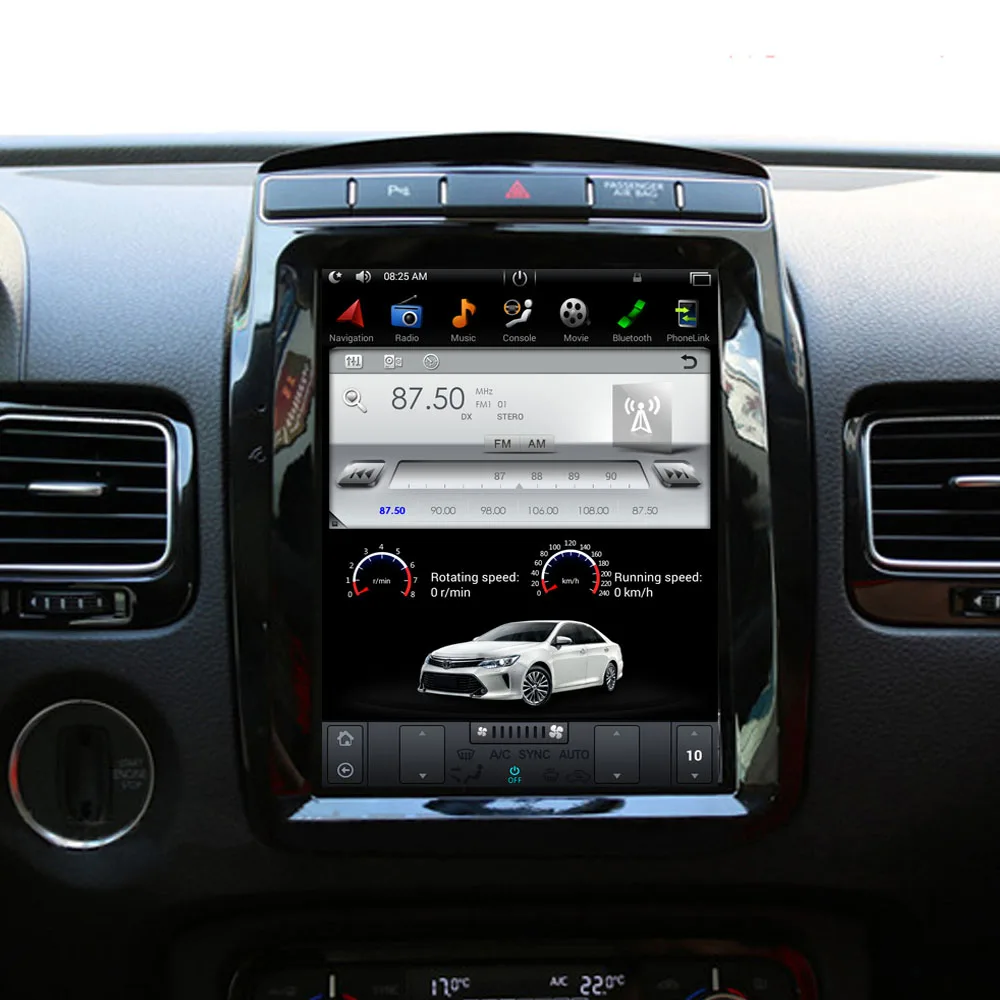 10.4&quot Tesla Type Android Fit For VW TOUAREG 2016 2017 2018 2019 Car DVD Player Navigation GPS Radio | Автомобили и мотоциклы
