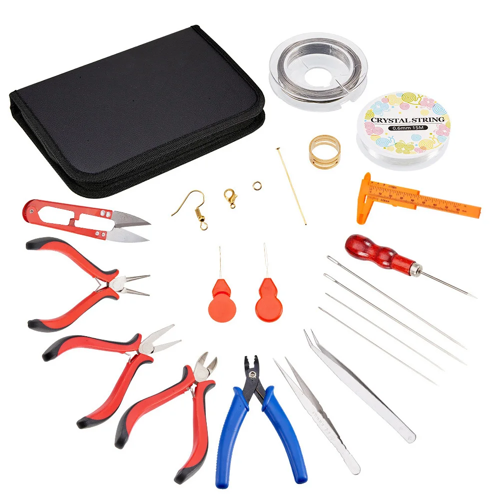 Фурнитура для аксессуаров сделай сам провода ремонтные браслеты плоскогубцы с