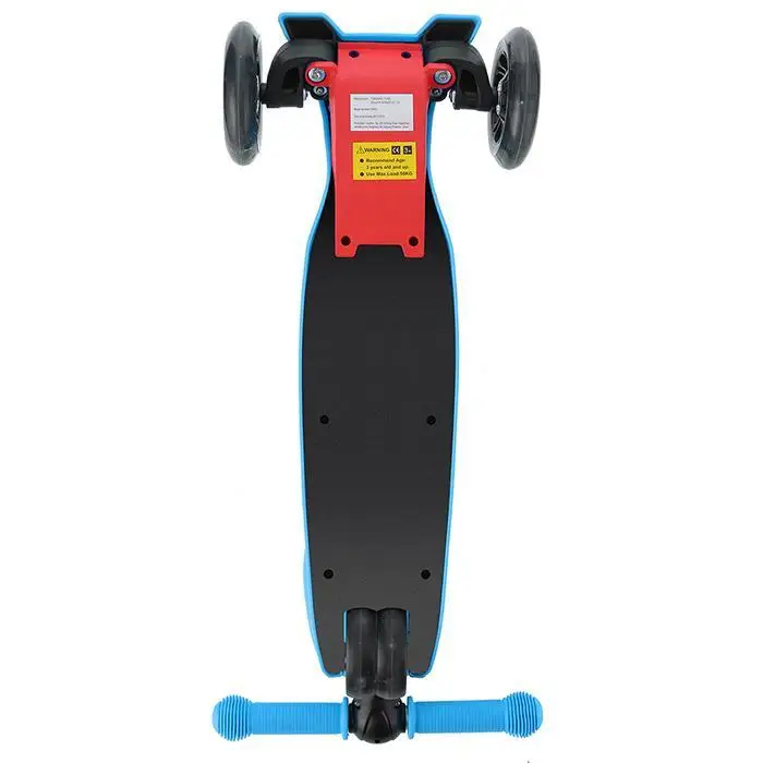 

Kids Scooter 3 Wheels Foldable and Adjustable Children Scooter With Wide Deck Folding Seat PU Flashing Wheels For 2-8 Years Old