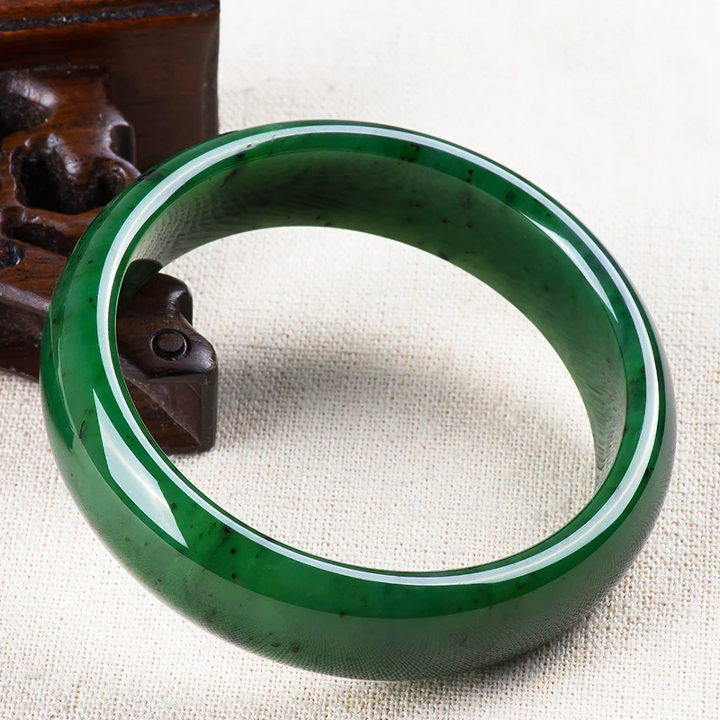 Отправить сертификат натуральный Синьцзян Хэтянь яшма резной 54-62 мм Расширенный