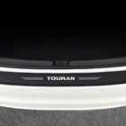 Для Фольксваген Touran 1 2 GP GP2 2021 2020 2019 2018 2017 2016 2015 R линия багажник автомобиля задний бампер наклейка из углеродного волокна