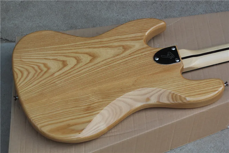 2021 Высококачественная электрическая бас-гитара 4-струнная пепельный корпус