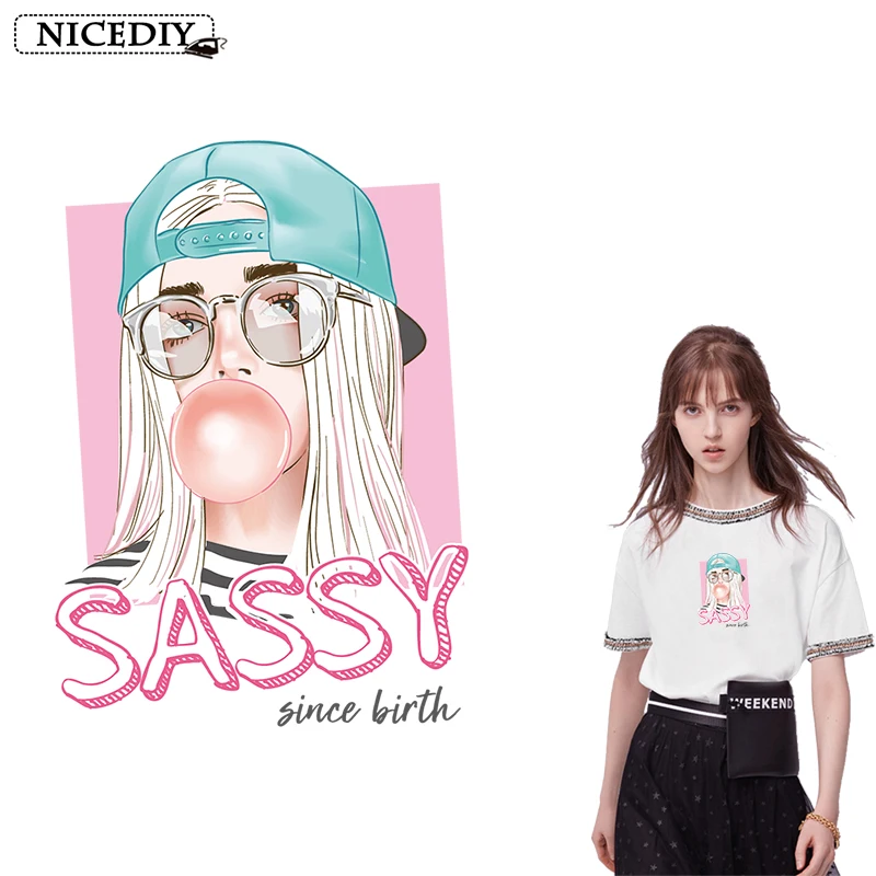 Nicediy Мультяшные пасхальные Пластыри для одежды модные дамские железные на