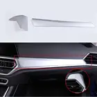 Наклейки для панели приборной панели из углеродного волокна для центральной консоли, воздуховыпускного отверстия, наклейки для BMW 3 серии G20 G28, аксессуары для интерьера, Стайлинг автомобиля