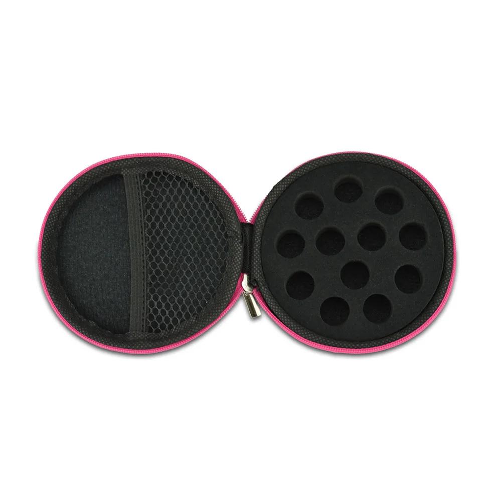 Круглая сумка-Органайзер 12 отделений бутылочки для эфирных масел | Дом и сад