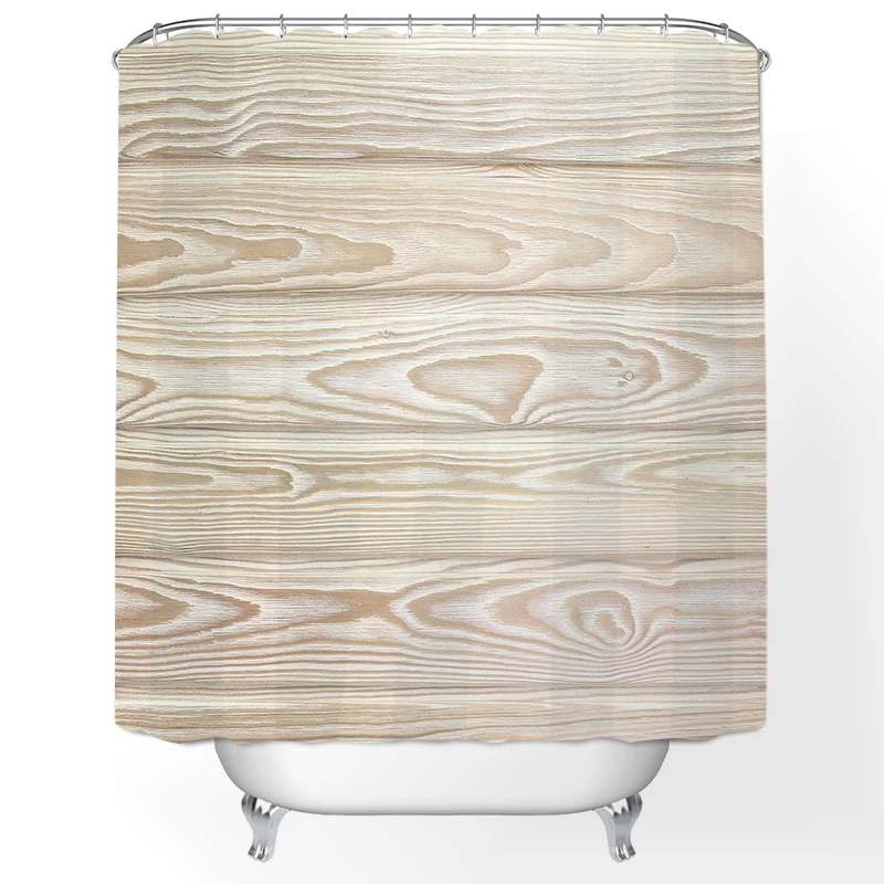 

Fresh Geometry Waves Beautiful Bathroom Printed Shower Curtains Frabic Waterproof Polyester Bath Curtain with 10 Hooks Curtains