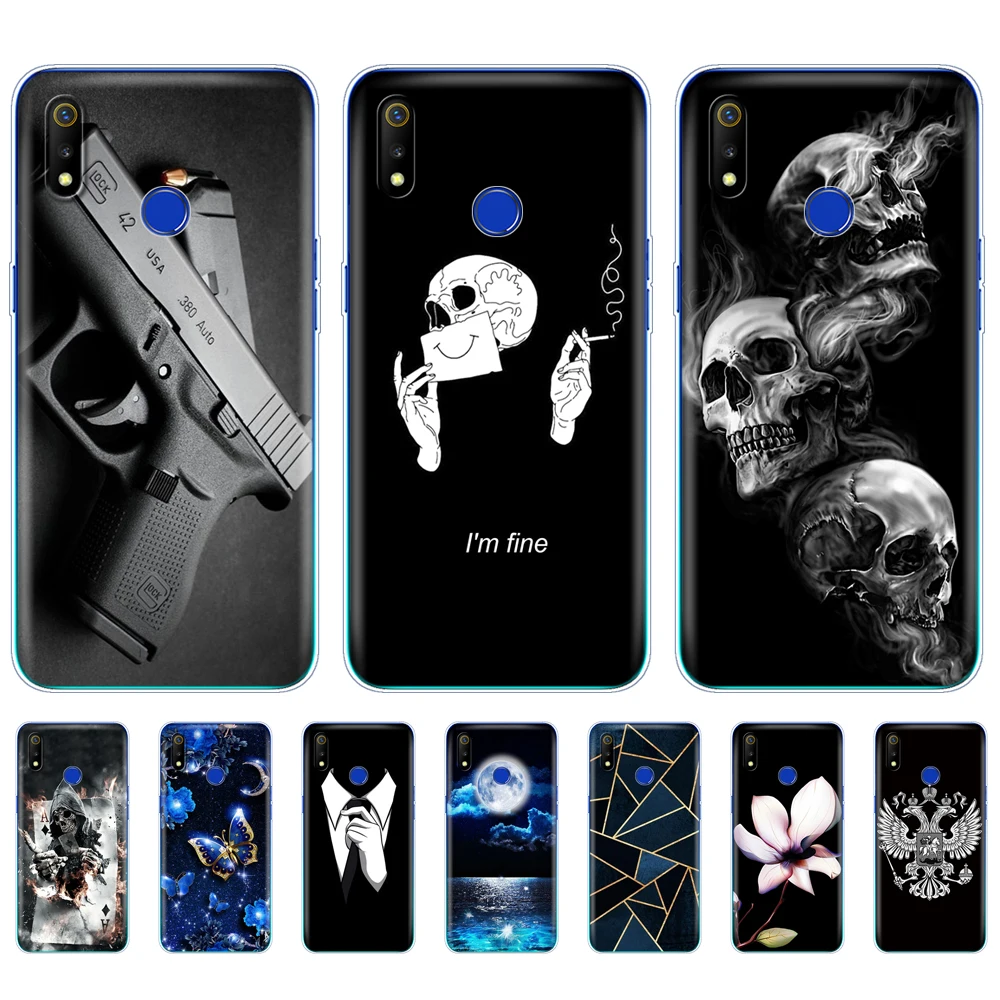 

For Realme 3 Case Soft Silicon TPU Back Phone Cover For OPPO Realme 3 Pro Case Realme3 3Pro Realme3Pro Bumper Protective Funda