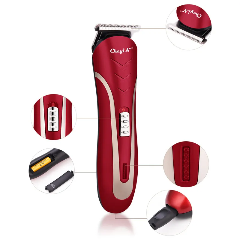 Машинка для стрижки волос аккумуляторная с зарядкой от USB и гребнем|Триммеры