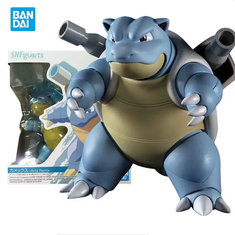 

Original Bandai Pokemon Center Blastoise D-Arts 6 Inch S.h. Figuarts Kawali Doll Action Figure Model Adult Kids Toy Agender Gift