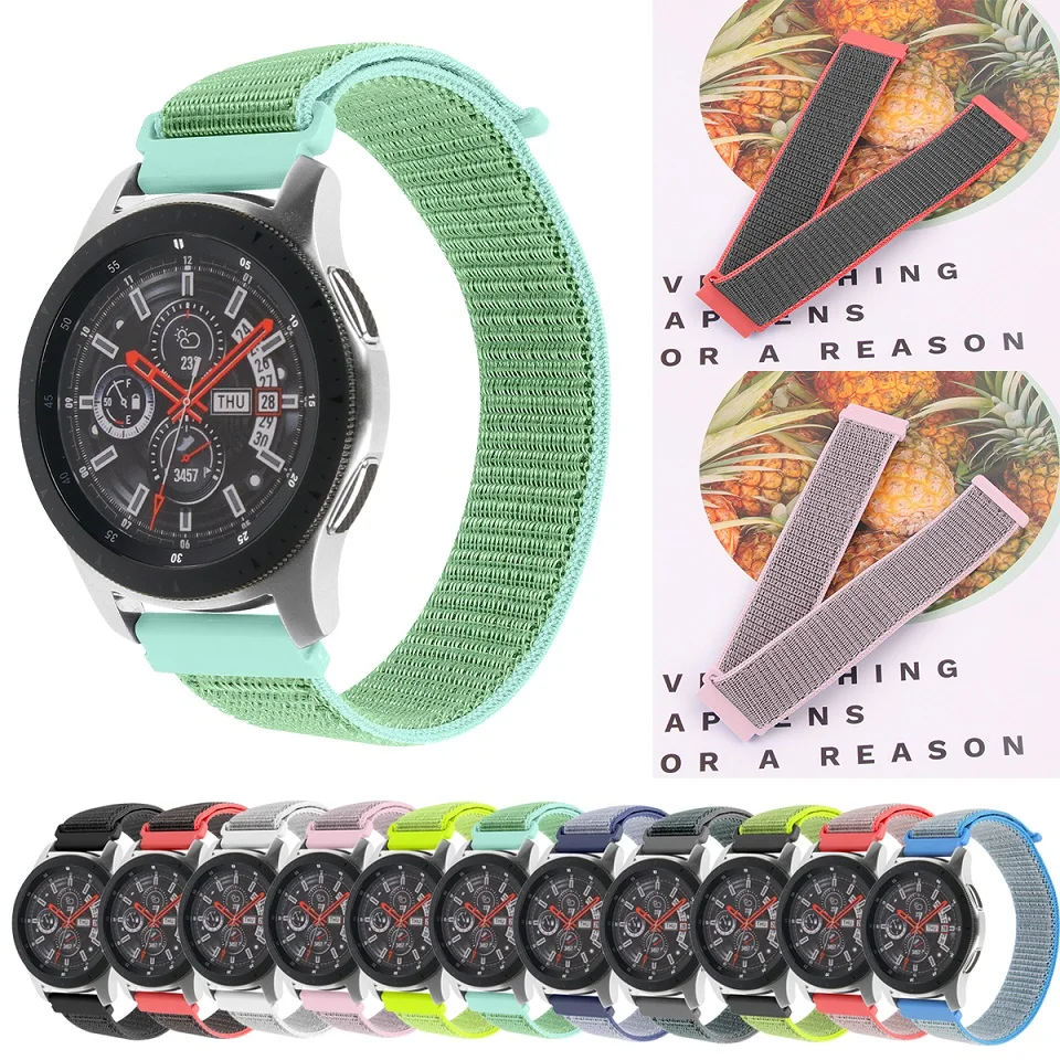 Ремешок Gear s3 Frontier для Samsung galaxy спортивный тканевый нейлоновый ремешок часов 46 мм 22