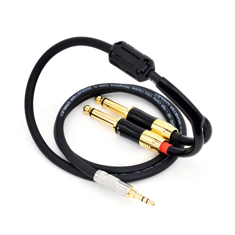 Кабель Hi-Fi 3 5 мм двойной аудиокабель 6 AUX кабель от до кабели для мобильного