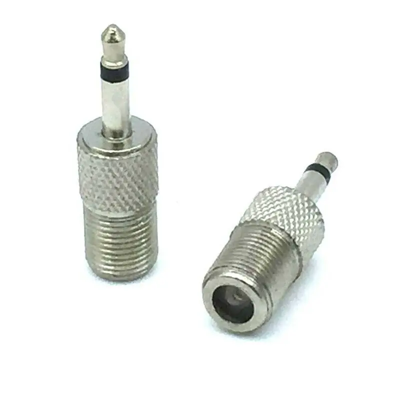 

RF Coaxial Coax Adapter F Female Type to 3.5mm Male Connector for FM Antenna