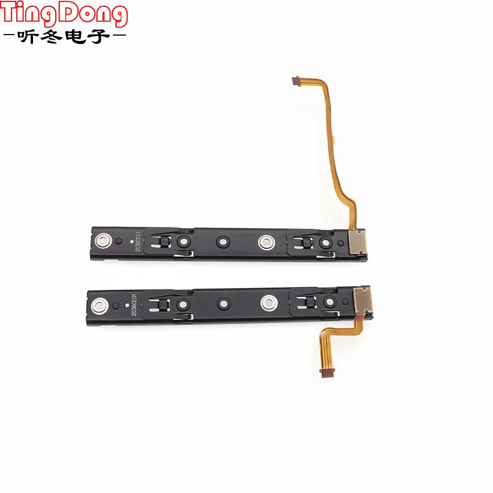 

Оригинальная запасная часть правая и левая слайд-рейка с гибким кабелем, запасная часть для консоли Nintendo Switch NS, восстановление трека