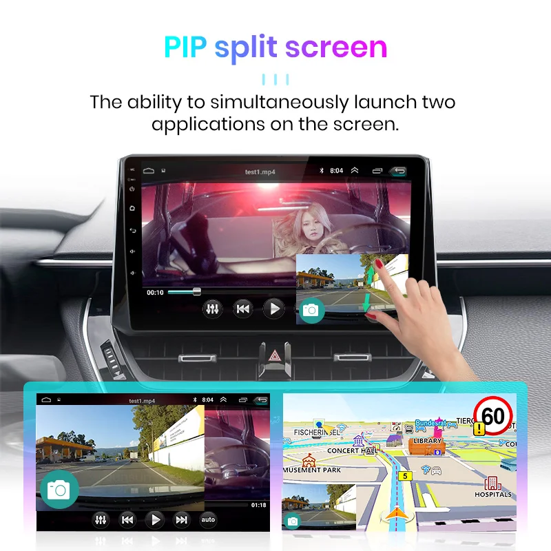 Автомагнитола Junsun для Toyota Corolla стерео система на Android 10 0 2 + 32 ГБ с Bluetooth GPS