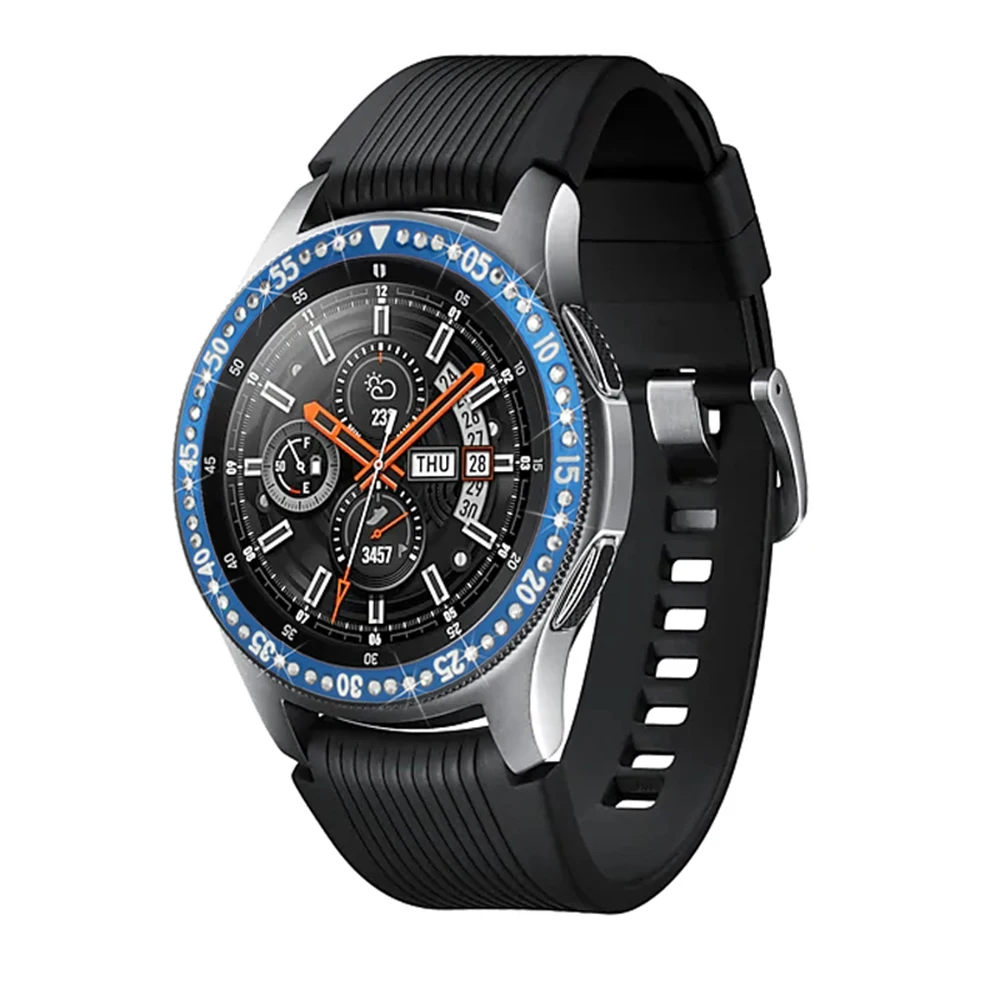 Ободок для samsung gear S3 Frontier модный металлический набор Бриллиантовая оправа для samsung Galaxy Watch 42 мм 46 мм аксессуары для часов
