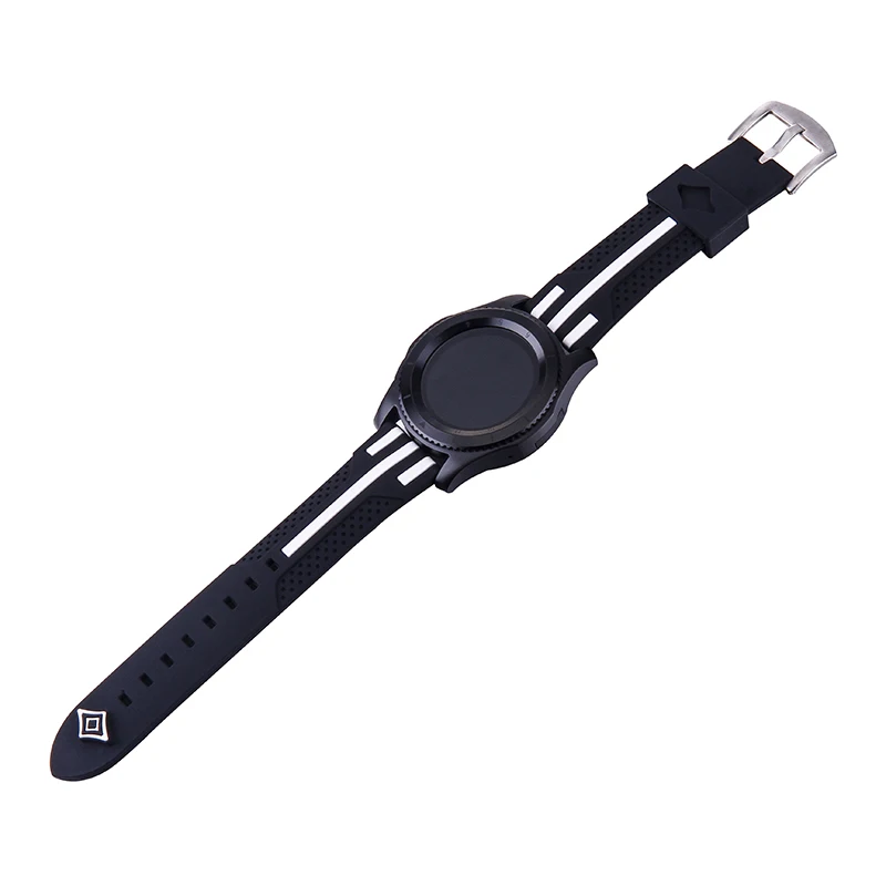 FOHUAS полоса часы ремешок для samsung gear S3 22 мм стальная пряжка наручные Роскошные брендовые новые модные спортивные силиконовый браслет ремешок